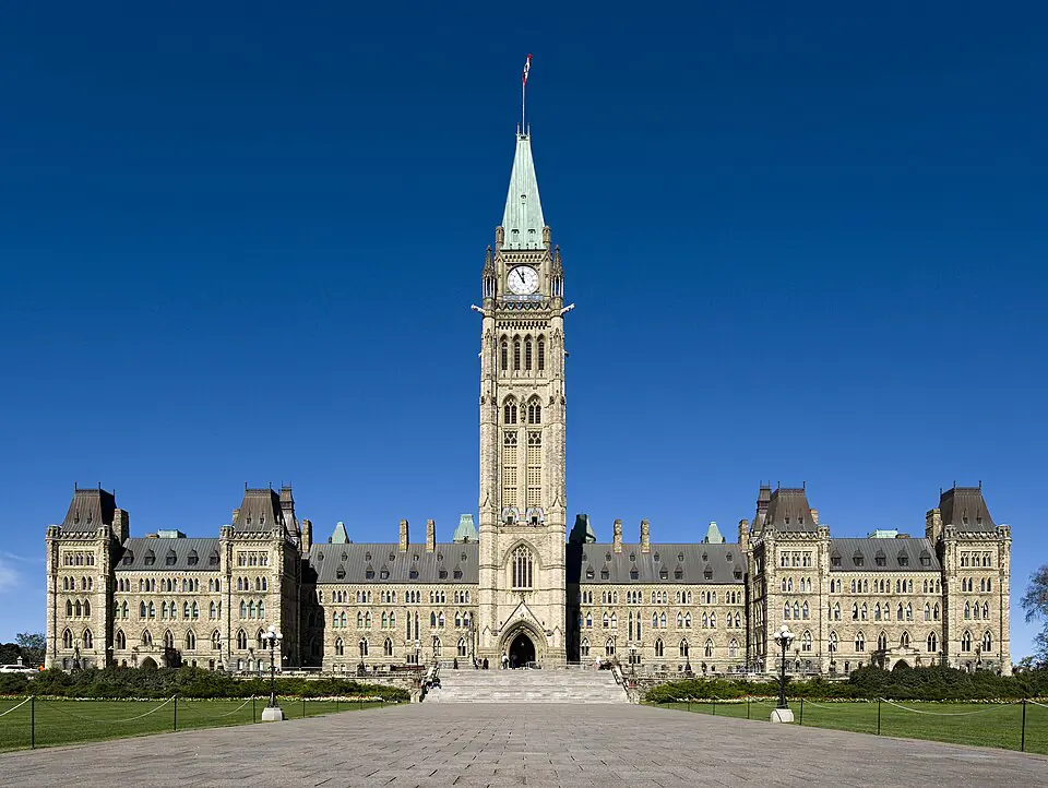 Centre Block and the Peace Tower on Parliament Hill, Ottawa